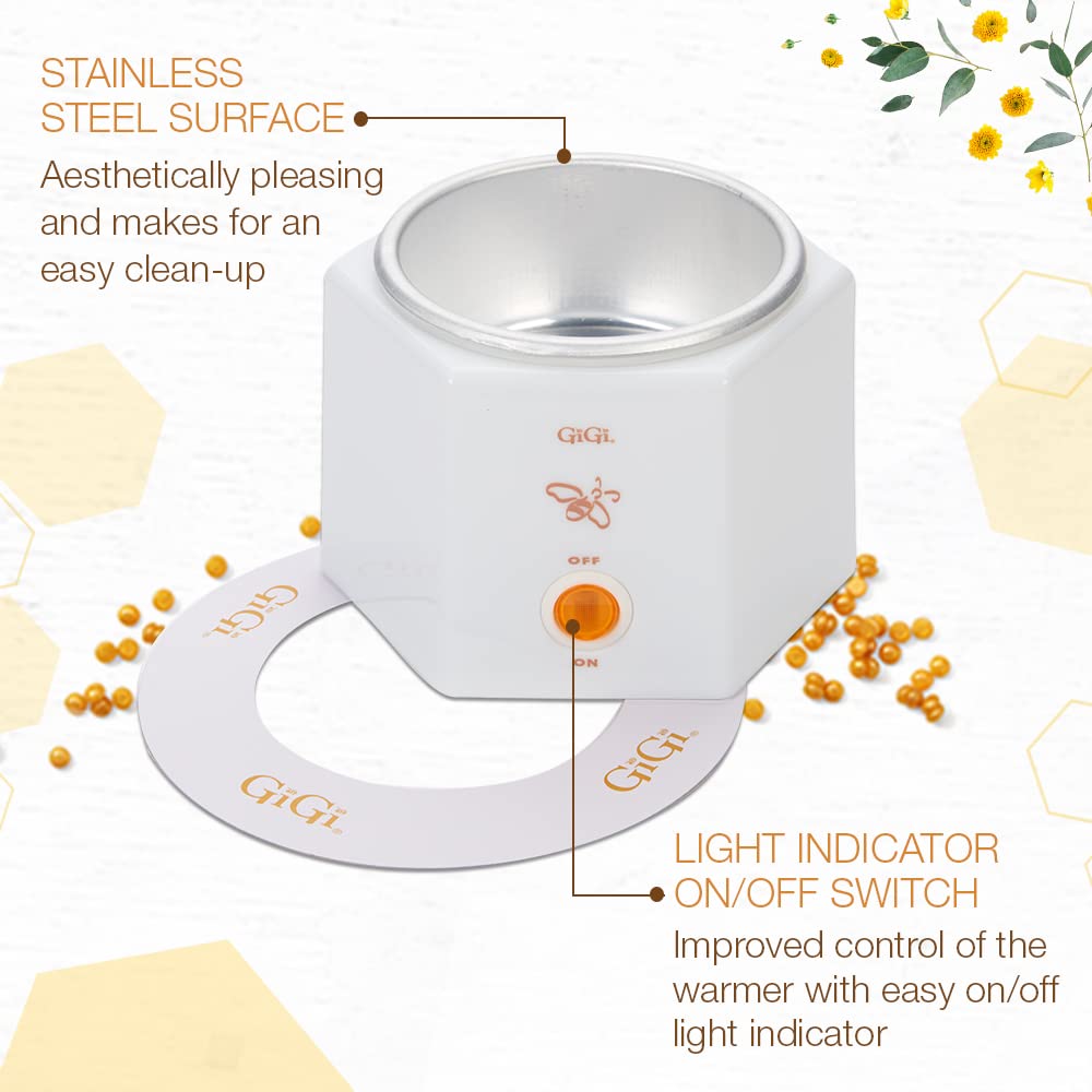 GiGi Space Saver Hair Removal Wax Warmer for 8, 14, and 18-oz Cans : Beauty & Personal Care