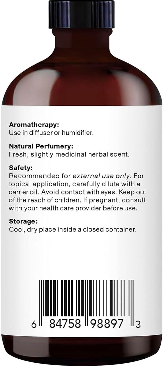 MAJESTIC PURE Rosemary Essential Oil, Premium Grade, 100% Pure and Natural Rosemary Oil for Hair Growth, Skin, Face, Aromatherapy & Diffuser - 4 fl oz