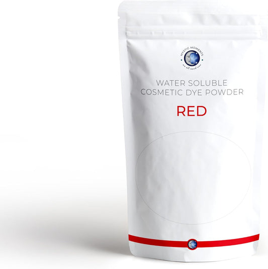 Mystic Moments | RED Water-Soluble Cosmetic Dye Powder 1Kg (10x100g Pouch) | Perfect for Soap Making, Creams, Make Ups, Shampoos and Lotions : Amazon.co.uk: Home & Kitchen