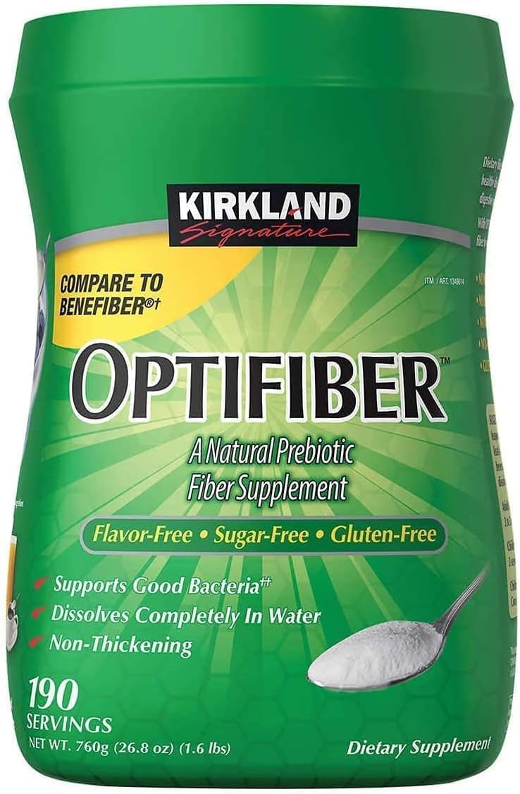 Kirkland Signature OptiFiber Powder, Fiber Supplement, 25.6 Ounce (190 Servings)