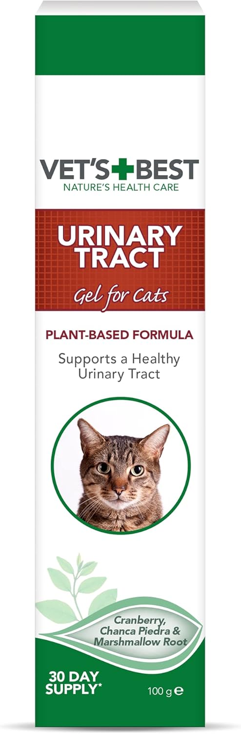 Vet'S Best Feline Urinary Tract Support Cat Supplement Gel Supports Healthy Urinary Tract, 100 G80335-6P