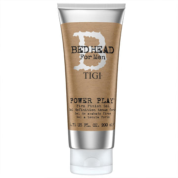 Bed Head For Men By Tigi - Power Play Mens Hair Gel - Strong Hold - Hair Styling - 200 Ml