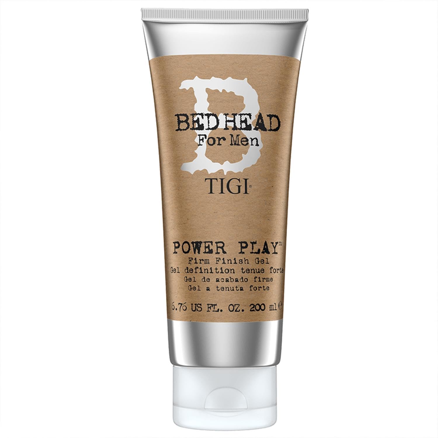 Bed Head For Men By Tigi - Power Play Mens Hair Gel - Strong Hold - Hair Styling - 200 Ml (Pack Of 2)