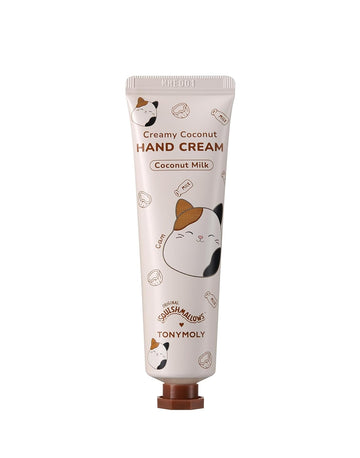 Tonymoly X Squishmallow Valentine Cam Creamy Coconut Milk Hand Cream - Nourishing And Moisturizing, 30Ml