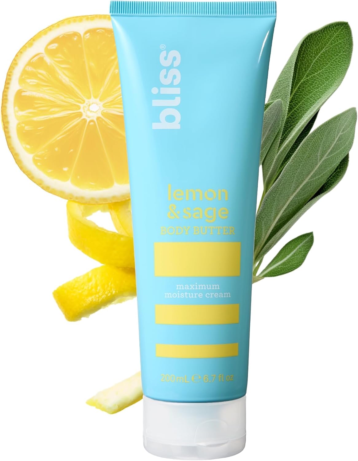 Lemon + Sage By Bliss Maximum Moisture Cream Body Butter 200Ml