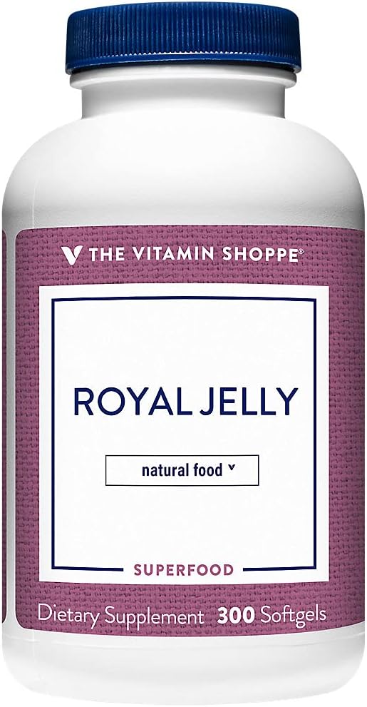 The Vitamin Shoppe Royal Jelly 300Mg Once Daily (300 Softgels)