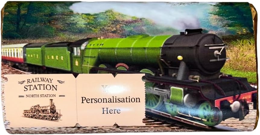 Generic Personalised Train Chocolate Bar And Wrapper