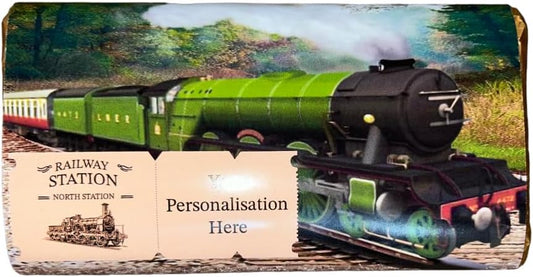 Generic Personalised Train Chocolate Bar And Wrapper