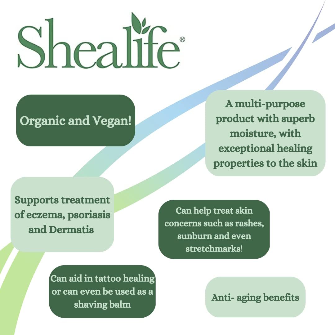 Shealife 100% Organic Unrefined Shea Butter 100G (3 Pack)