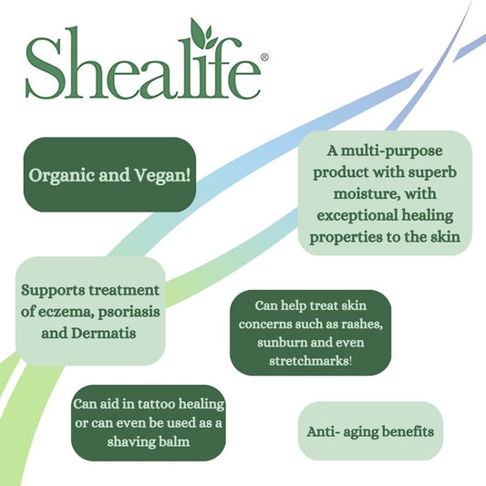 Shealife 100% Organic Unrefined Shea Butter 100G (3 Pack)