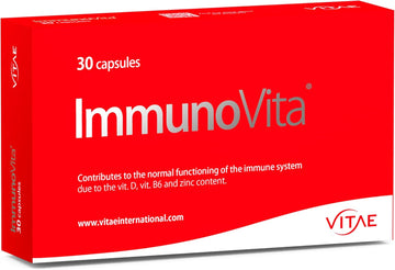 Vitae Immunovita 30 Capsules | Yeast Betaglucans, Vitamin D3, Vitamin B6 And Zinc | Activate Defenses | Strengthen The Immune System