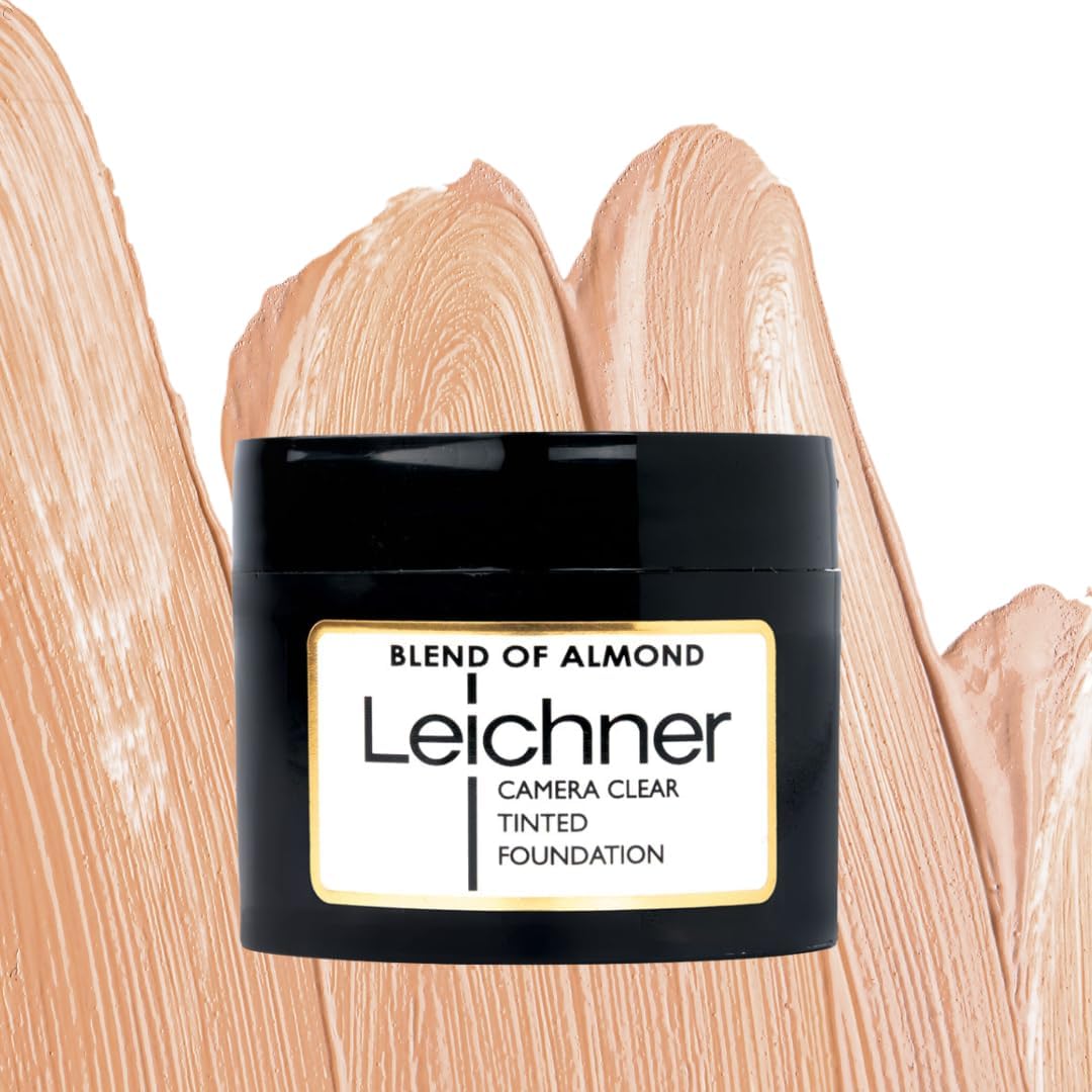 Leichner Camera Clear Tinted Foundation – Almond | 30Ml | Professional Full-Coverage & Moisturising Formula