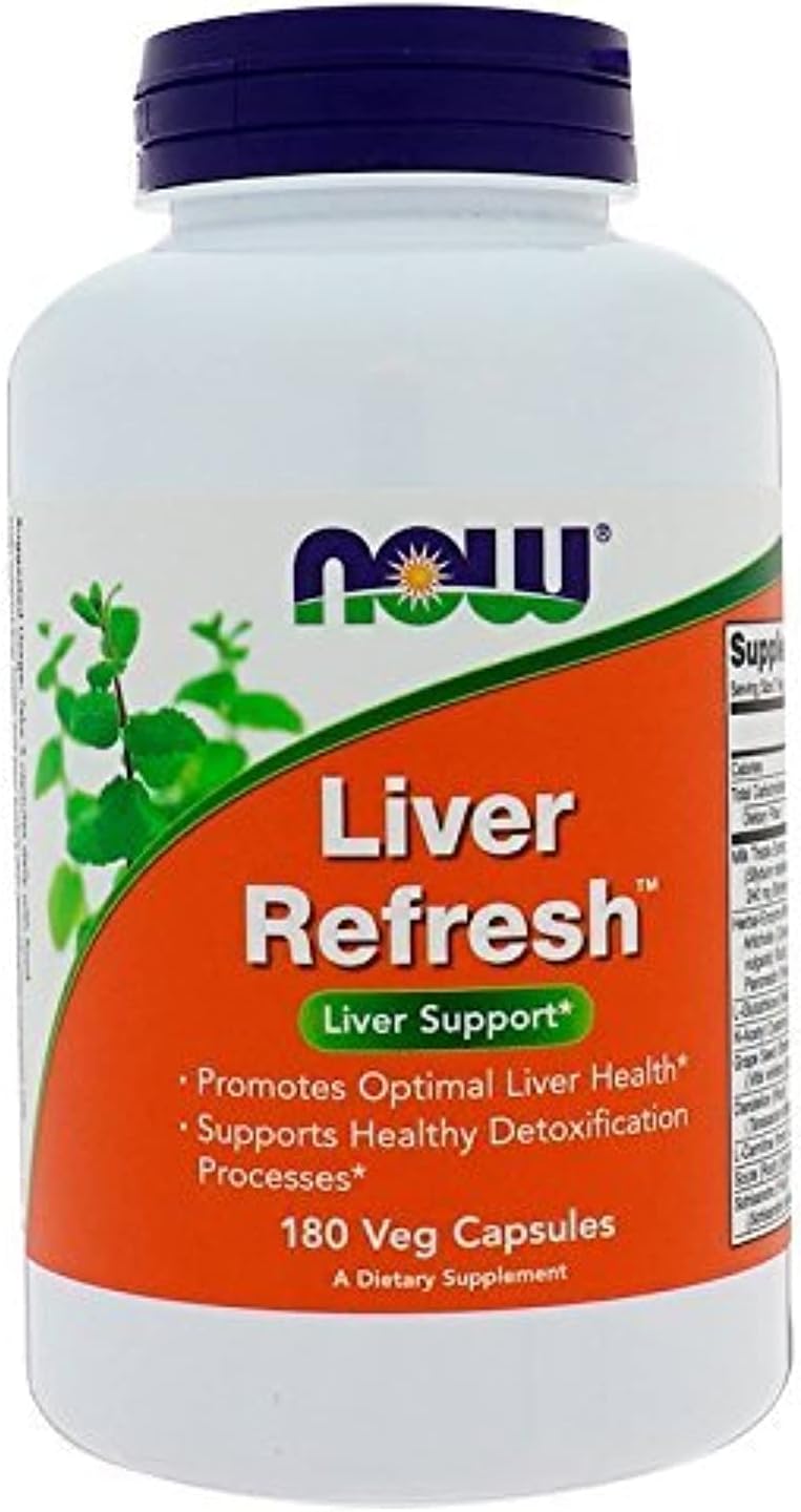 NOW Liver Refresh (Liver Support) - 180 VCaps x 2