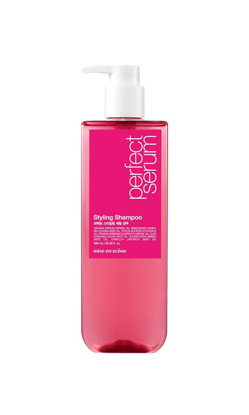 Mise En Scene Perfect 'Styling Serumshampoo - Enriched With Argan Oil, Daily Nourishing Shampoo For Women, Styling Memory & Heat Protection, 22.99 Fl. Oz