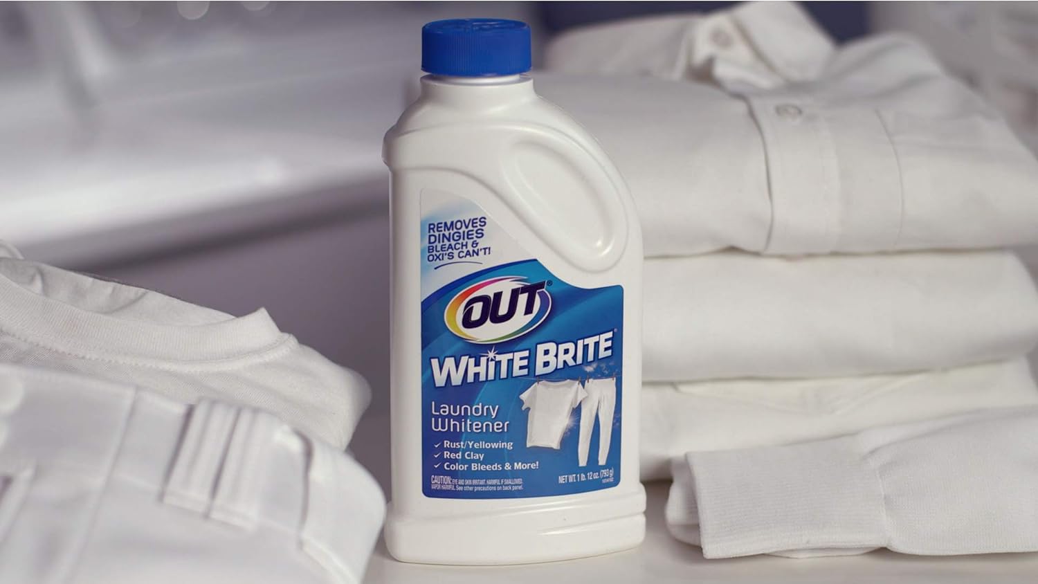 OUT White Brite Laundry Whitener Powder, 1 lb 12 oz, 2 Bottles : Home & Kitchen
