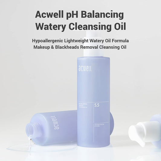 Acwell Ph Balancing Watery Cleansing Oil Facial Cleanser + Facial Cleansing Gel