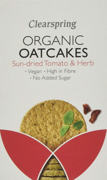 Clearspring Organic Oatcakes (Sun-Dried Tomato & Herb, 6)