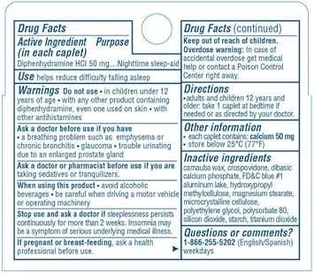 Sominex Nighttime Sleep-Aid Caplets, Maximum Strength (16 Count (Pack of 6)) : Health & Household