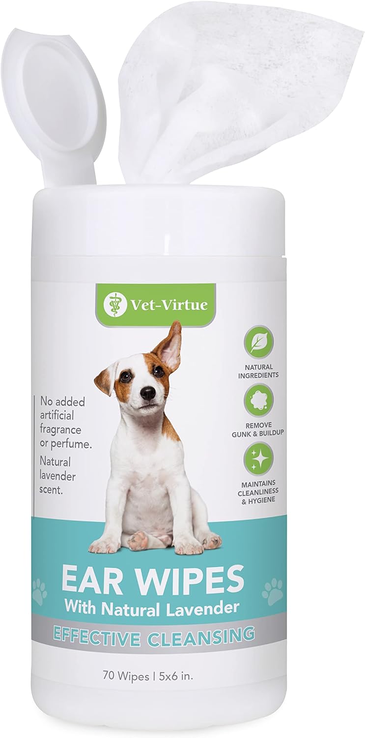 Fragrance Free Ear Wipes for Dogs