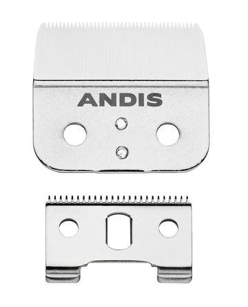 Andis 04604 Outliner Ii Trimmer Replacement Blade – Made Of Stainless And Carbon Steel, Close-Cutting Square Blade, Deep Tooth Blade For Crisp Outlines & Designs - For Go & Gto Trimmers, Silver