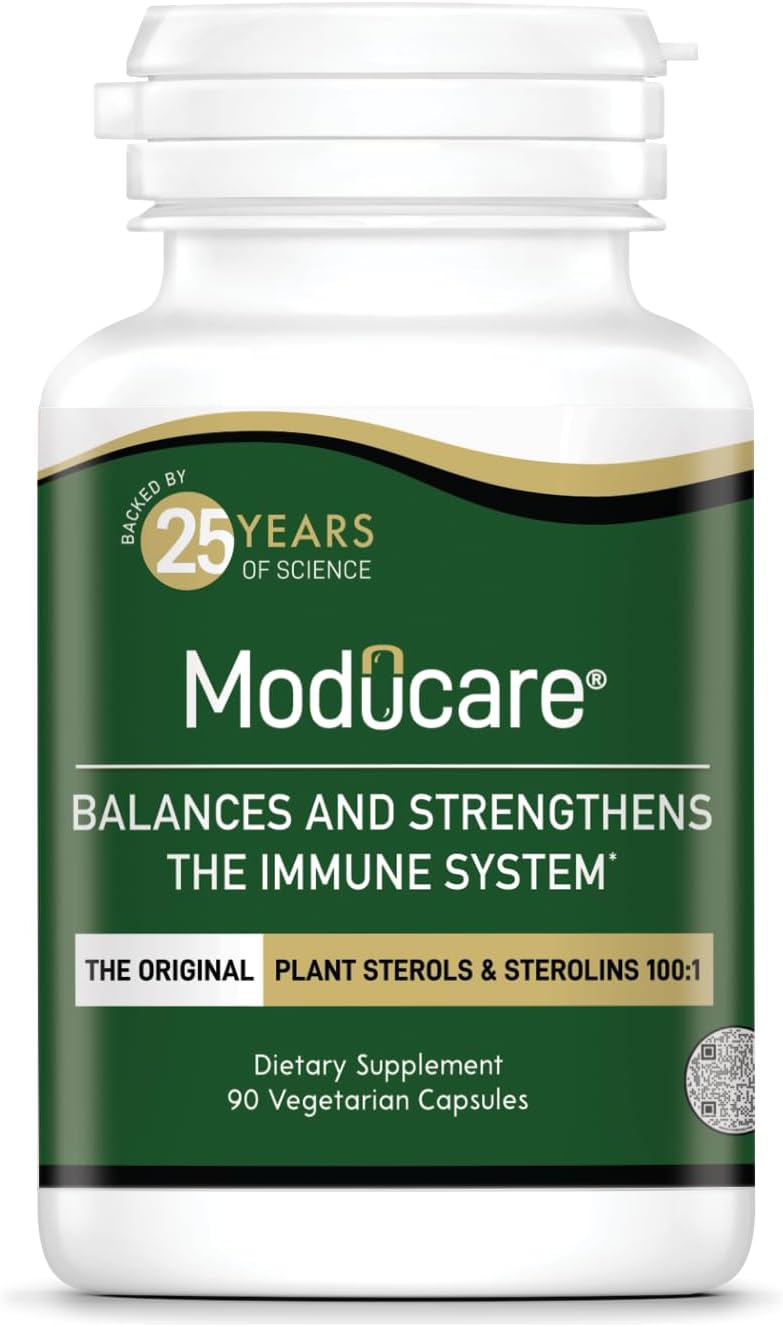 Moducare Daily Immune Support, Plant Sterol Dietary Supplement, 90 Vegetarian Capsules (Packaging May Vary)