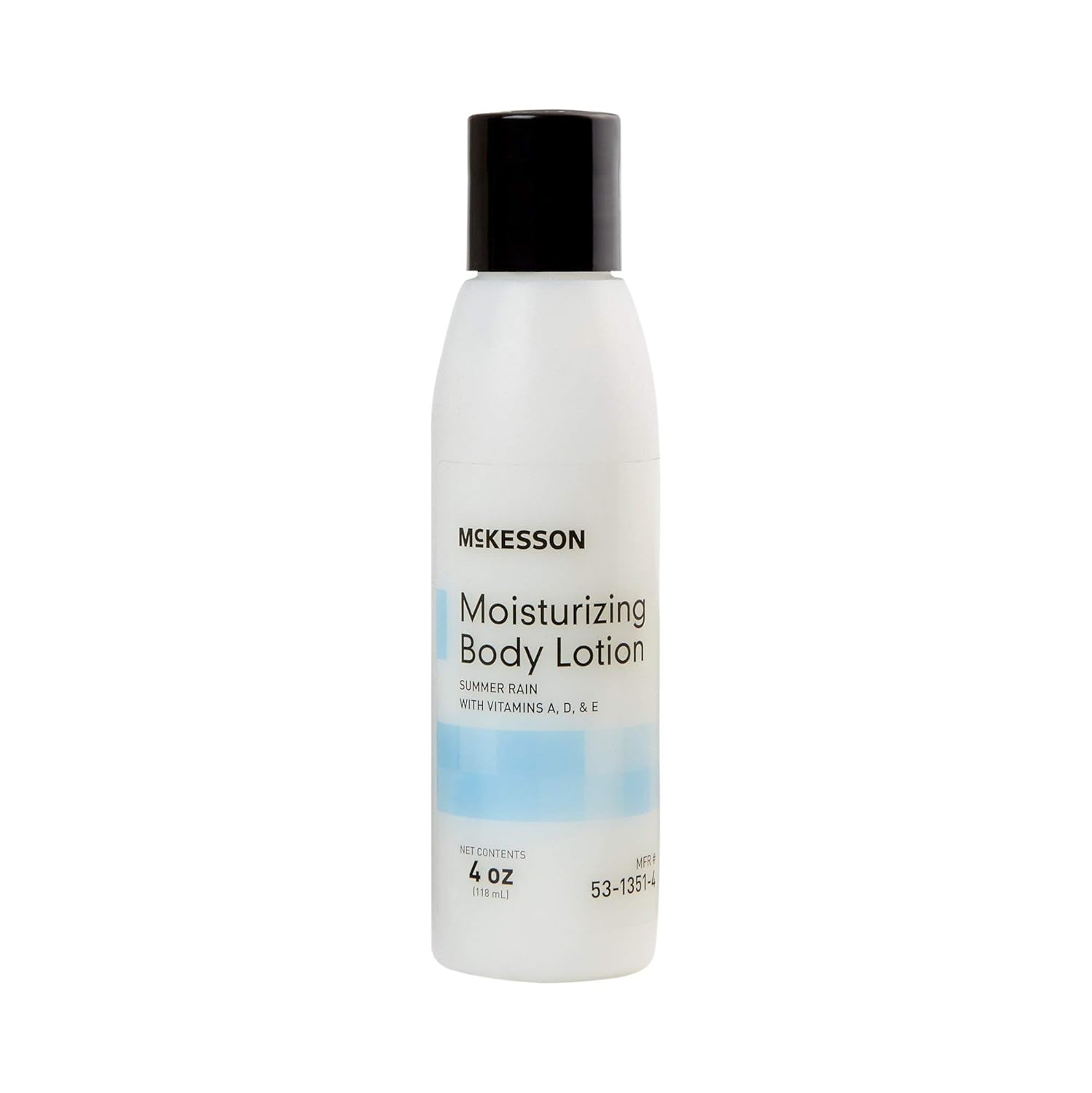 Mckesson Moisturizing Body Lotion With Vitamins A, D, E, Summer Rain Scent, 4 Oz, 48 Count