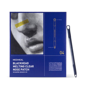 Mediheal Blackhead Melting Clear Nose Patch (4 Pack), 3 Step Pore Melting And Soothing Sheets, Blackhead Remover Tool Included