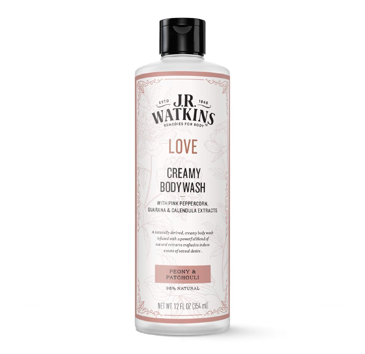 Love Creamy Body Wash (Peony & Patchouli) 12 Fl Oz