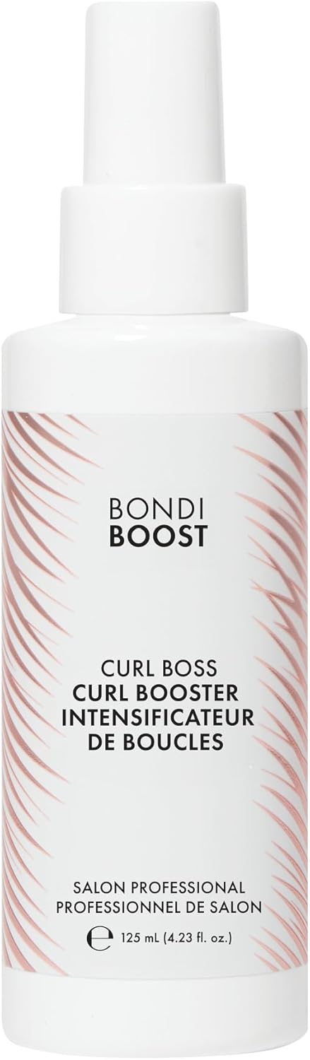 Bondiboost Curl Boss Curl Booster Leave-In Spray - Silicone-Free, Aloe-Based Mist For Reviving & Refreshing Natural Curl Patterns, Taming Frizz & Boosting Shine - Vegan & Cruelty-Free, 150Ml