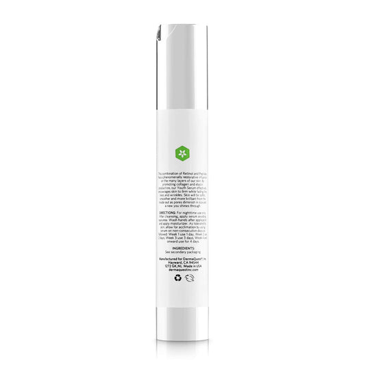 Dermaquest Peptide Vitality Peptide Youth Serum - Anti Aging Serum With 2% Retinol - Facial Serum For Fine Lines & Wrinkles - Pore Minimizer & Stimulates Collagen Production