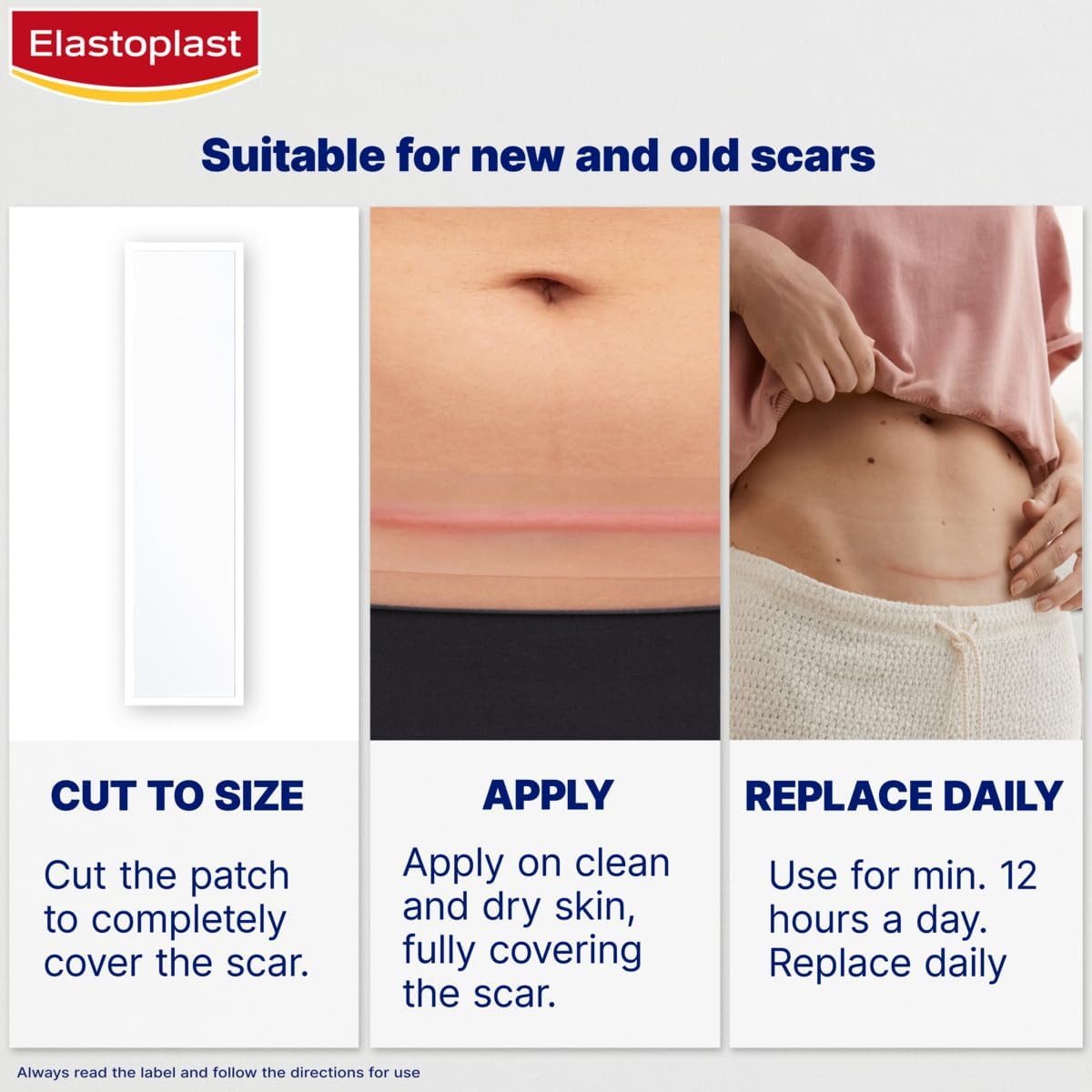 Elastoplast XL Scar Reducer Plasters (21 Pieces), Scar Cover Up Treatment, Strong Adhesion Scar Sheets to Reduce Visibility of Scars, Scar Plaster, Water-Resistant XL Plasters, Clear : Amazon.co.uk: Health & Personal Care