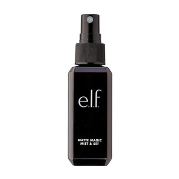 E.L.F., Matte Magic Mist & Set - Small, Lightweight, Long Lasting, Mattifying, Revitalizes, Controls Shine, Refreshes, Hydrates, All-Day Wear, 2.0 Fl Oz