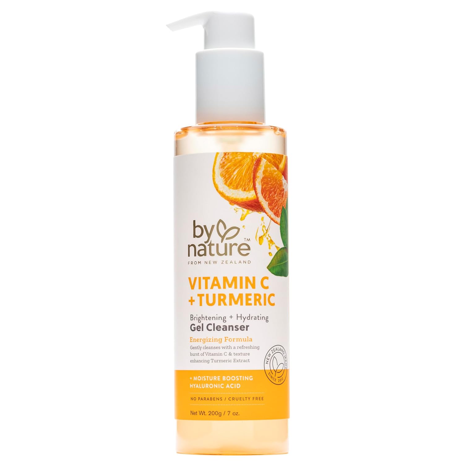 By Nature Hyaluronic Acid + Aloe Vera Facial Cleanser To Hydrate & Brighten Your Skin - Skincare From New Zealand - Premium Face Cleanser - 7Oz