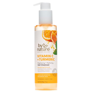 By Nature Hyaluronic Acid + Aloe Vera Facial Cleanser To Hydrate & Brighten Your Skin - Skincare From New Zealand - Premium Face Cleanser - 7Oz