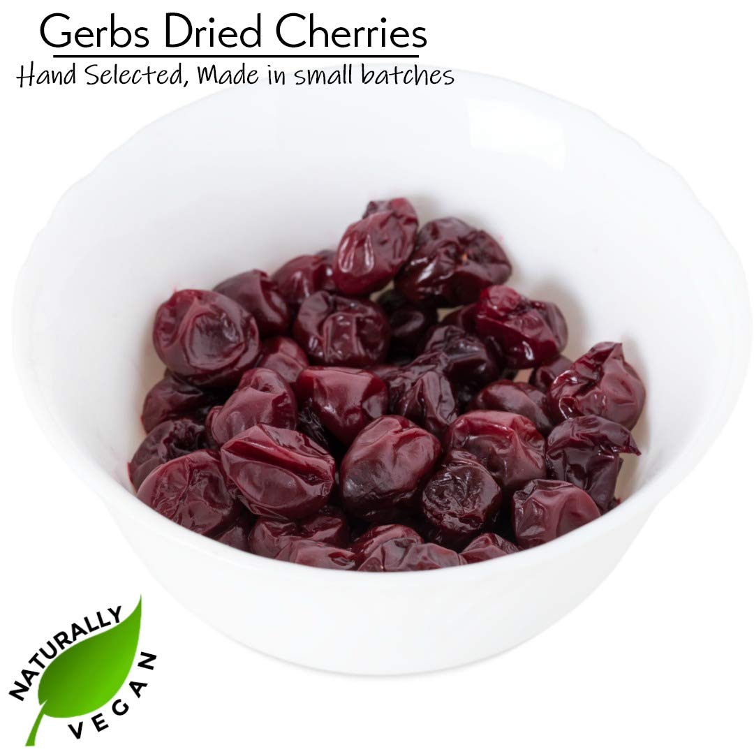 GERBS Dried Cherries 2 LBS. | Freshly Dehydrated Re-sealable Bulk Bag | Top 14 Food Allergy Free | Sulfur Dioxide Free & NON GMO | Anti-Inflammatory and Pain Relieving | Gluten, Peanut, Tree Nut Free : Grocery & Gourmet Food