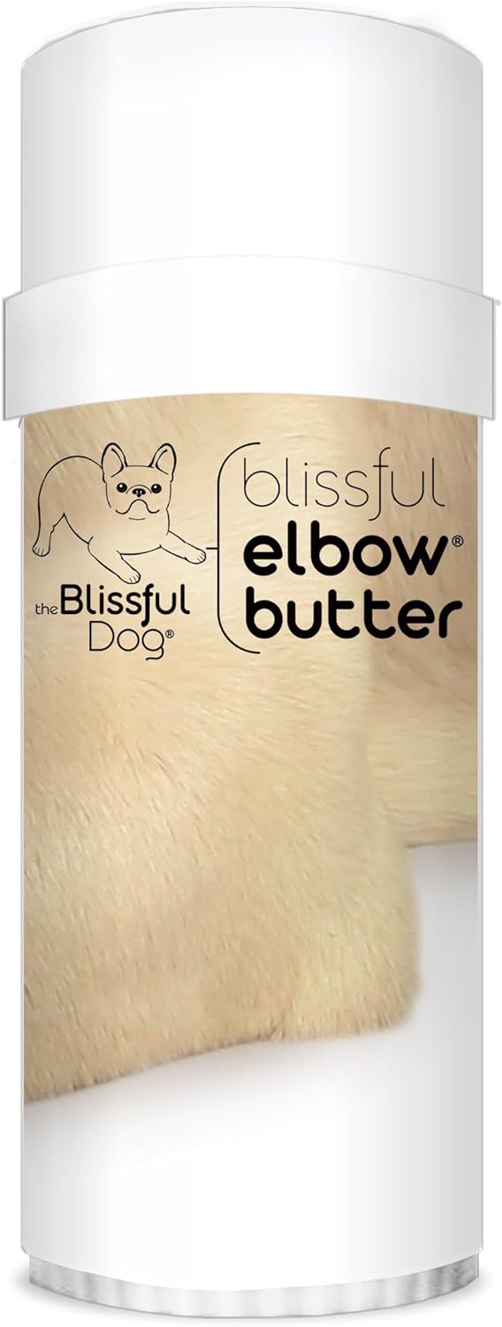 The Blissful Dog Elbow Butter, Moisturizer for Dry, Cracked Elbow Calluses, Versatile Dog Balm, Lick-Safe Elbow Balm for Dogs, 2.25 oz