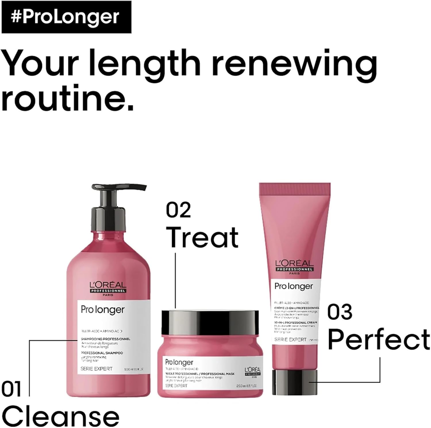 L’Oréal Professionnel 10-in-1 Cream, With Filler-A100 And Amino Acid for Long Hair With Thin Ends, Serie Expert Pro Longer, 150 ml : Amazon.co.uk: Beauty