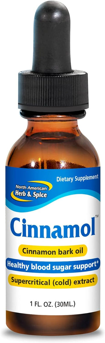 NORTH AMERICAN HERB & SPICE Cinnamol - 1 fl oz. - Cinnamon Bark Oil - Freshens Breath - Kosher - 286 Servings