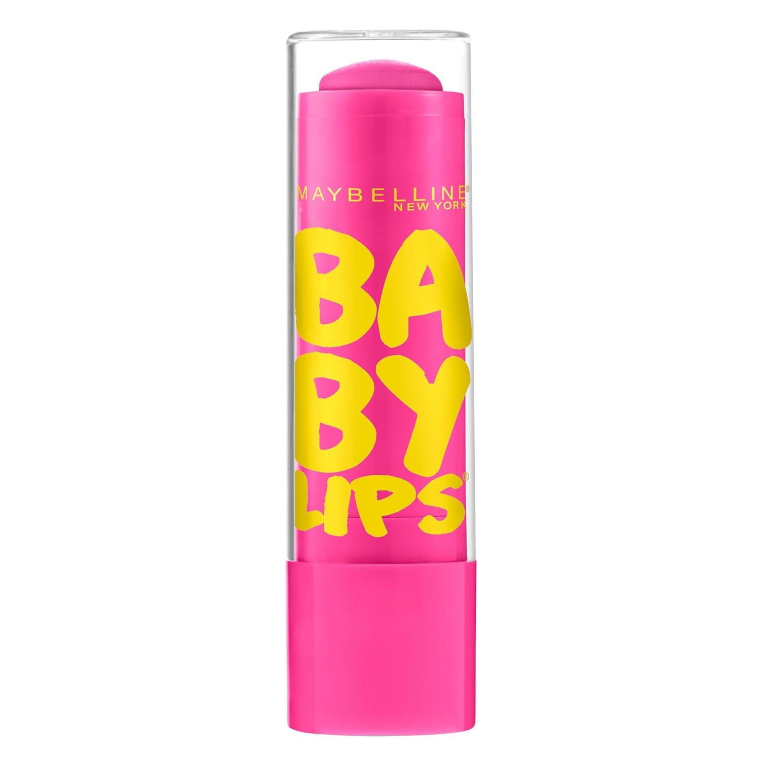 Maybelline New York Baby Lips Moisturizing Lip Balm, Pink Punch, 0.15 Oz