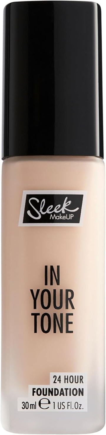 Sleek Makeup In Your Tone 24 Hour Foundation, Medium Buildable Coverage In 30 Shades, Semi-Matte Flawless Finish, 2C, 30Ml