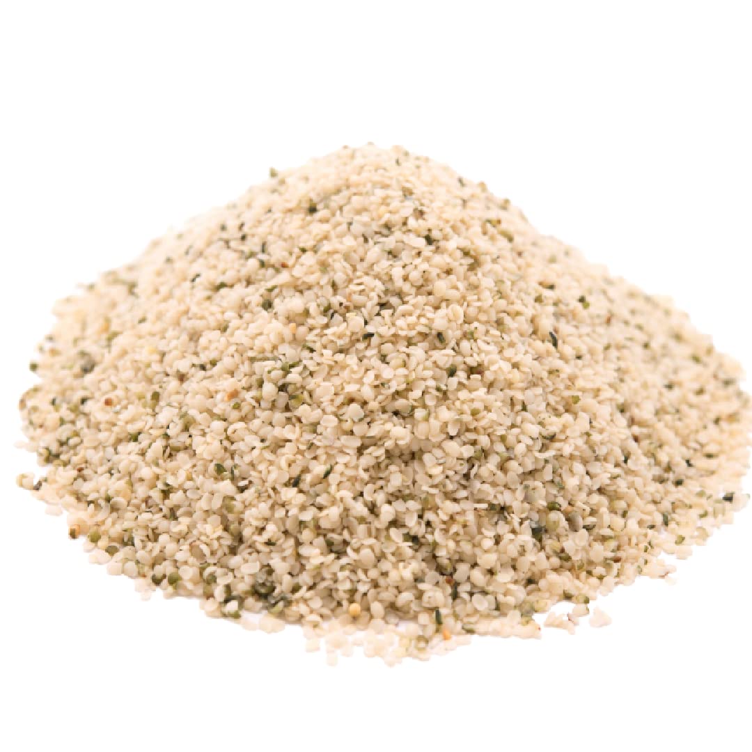GERBS Raw Hemp Seed Kernels 2 LBS. Premium Grade | Freshly Harvested hemp hearts & Packaged in Resealable Bulk Bag | Non-GMO, Keto & Paleo |Packed with Plant Protein & Omega 3, 6 | Gluten Peanut Free