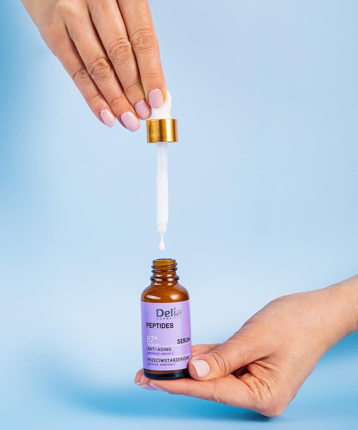 Delia Cosmetics - Anti-Wrinkle Serum - Peptides - Mature Skin - Reduces Wrinkles. Evens Out Skin Tone. Delay Aging Process - Smooth, Firm Skin - Vegan - 30ml : Amazon.co.uk: Beauty