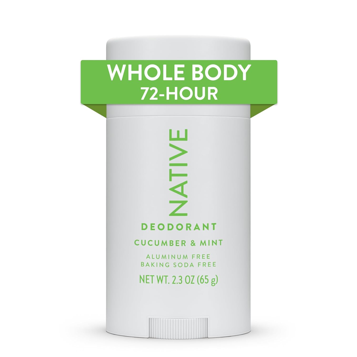 Native Whole Body Deodorant Stick Contains Naturally Derived Ingredients, Deodorant For Men And Women | 72 Hour Odor Protection, Aluminum Free With Coconut Oil And Shea Butter | Cucumber & Mint