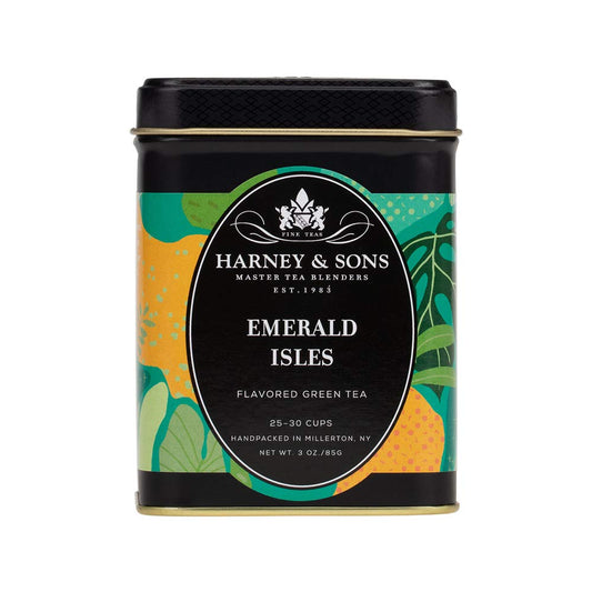 Harney & Sons Emerald Isles Green Tea, Assam, 3 Ounce