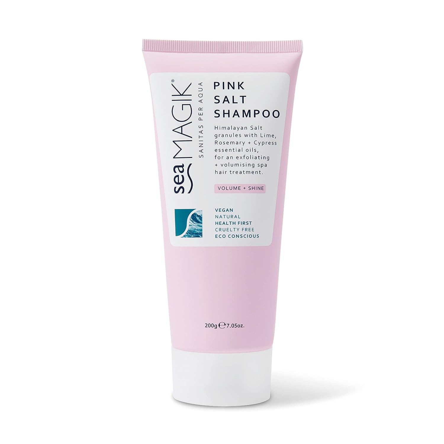 Pink Salt Shampoo With Mineral-Rich Himalayan And Dead Sea Salt Granules 7.05 Oz/ 200G