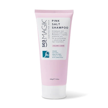 Pink Salt Shampoo With Mineral-Rich Himalayan And Dead Sea Salt Granules 7.05 Oz/ 200G