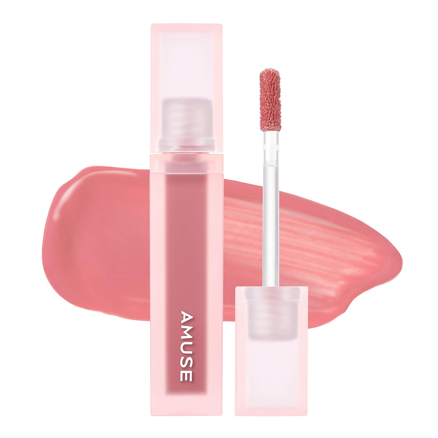 Amuse Seoul Dew Velvet Tint 10 Rose Boksoonga | Nude Matte Peach | Velvety, Matte, Moisturizing, Long-Lasting Color, Transfer Proof, Vegan