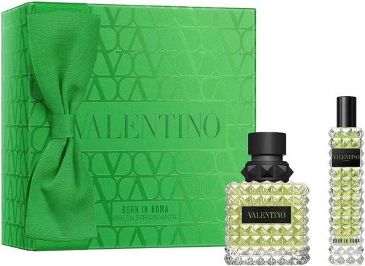Valentino Born In Roma Green Donna Set 50Ml Eau De Parfum Spray - 1 Set