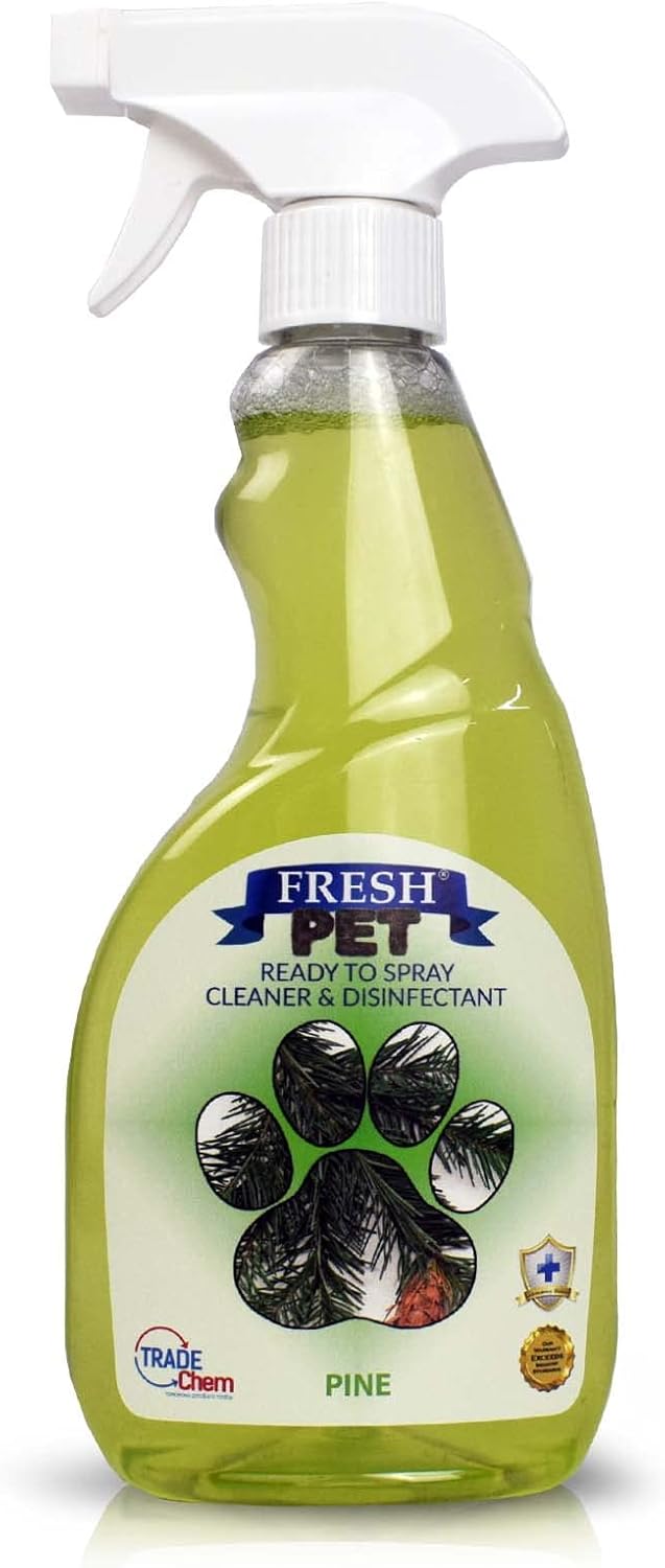 Trade Chemicals Fresh Pet Ready to Spray Cleaner Paw Friendly Disinfectant - 500ml (Pine) :Everything Else