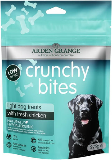 Arden Grange Crunchy Bites Light Rich in Chicken, 225 g :Pet Supplies